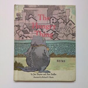Vintage The Hungry Thing book Slepian Seidler First Printing 1967 Hardcover